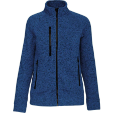 KARIBAN KA9107 LADIES&- 039; FULL ZIP HEATHER JACKET M női pulóver, kardigán