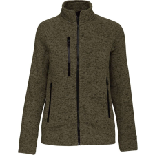 KARIBAN KA9107 LADIES&- 039; FULL ZIP HEATHER JACKET XS női pulóver, kardigán