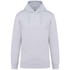 KARIBAN kapucnis férfi pulóver KA476, Ash Heather-XS férfi pulóver, kardigán