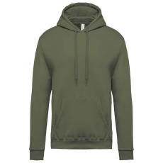 KARIBAN kapucnis férfi pulóver KA476, Caper Green-2XL