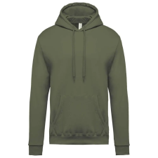 KARIBAN kapucnis férfi pulóver KA476, Caper Green-3XL férfi pulóver, kardigán