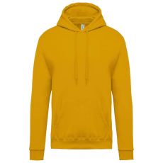 KARIBAN kapucnis férfi pulóver KA476, Dark Mustard-XS