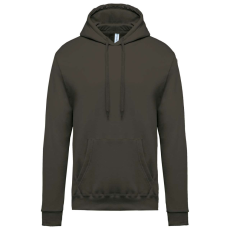 KARIBAN kapucnis férfi pulóver KA476, Green Olive-2XL