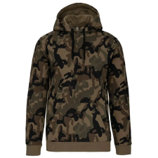 KARIBAN kapucnis férfi pulóver KA476, Olive Camouflage-4XL férfi pulóver, kardigán