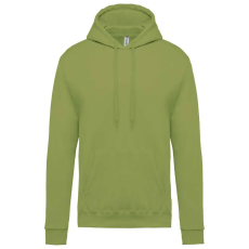 KARIBAN kapucnis férfi pulóver KA476, Pistachio-3XL