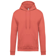 KARIBAN kapucnis férfi pulóver KA476, True Coral-XL férfi pulóver, kardigán