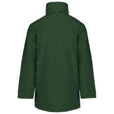 KARIBAN kapucnis kabát steppelt béléssel KA677, Forest Green-L