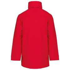 KARIBAN kapucnis kabát steppelt béléssel KA677, Red-4XL férfi kabát, dzseki