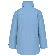 KARIBAN kapucnis kabát steppelt béléssel KA677, Sky Blue-3XL férfi kabát, dzseki