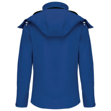 KARIBAN kapucnis Női softshell dzseki KA414, Dark Royal Blue-L női dzseki, kabát