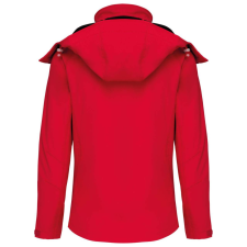 KARIBAN kapucnis Női softshell dzseki KA414, Red-XL női dzseki, kabát