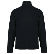 KARIBAN környezetbarát, unisex cipzáras mikropolár pulóver KA9121, Black-XS