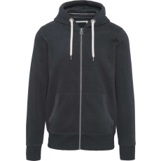 KARIBAN KV2306 MEN’S VINTAGE ZIPPED HOODED SWEATSHIRT L