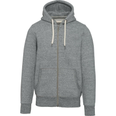 KARIBAN KV2306 MEN’S VINTAGE ZIPPED HOODED SWEATSHIRT L