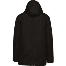 KARIBAN levehető kapucnis bélelt unisex kabát KA656, Black-4XL férfi kabát, dzseki