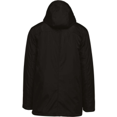 KARIBAN levehető kapucnis bélelt unisex kabát KA656, Black-L