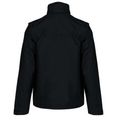 KARIBAN levehető ujjú bélelt kabát KA639, Black/Orange-L