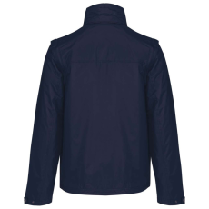 KARIBAN levehető ujjú bélelt kabát KA639, Navy/Grey-3XL