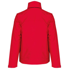KARIBAN levehető ujjú bélelt kabát KA639, Red/Black-L férfi kabát, dzseki