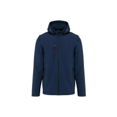 KARIBAN levehető ujjú kapucnis softshell dzseki KA422, Navy-4XL
