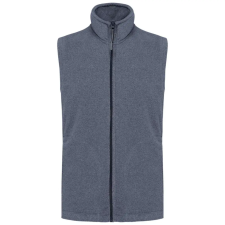 KARIBAN LUCA, férfi polár mellény KA913, French Navy Heather-M férfi mellény