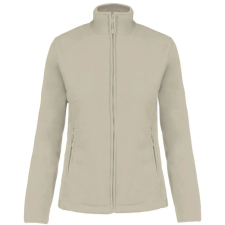 KARIBAN MAUREEN Nöi cipzáras polár pulóver KA907, Beige-4XL munkaruha