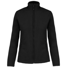 KARIBAN MAUREEN Nöi cipzáras polár pulóver KA907, Black-XS női pulóver, kardigán