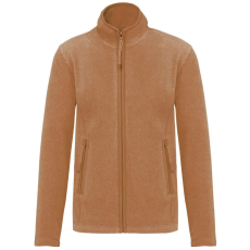 KARIBAN MAUREEN Nöi cipzáras polár pulóver KA907, Camel Heather-XS