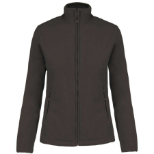 KARIBAN MAUREEN Nöi cipzáras polár pulóver KA907, Dark Grey-4XL női pulóver, kardigán