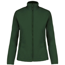 KARIBAN MAUREEN Nöi cipzáras polár pulóver KA907, Forest Green-XS