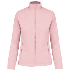 KARIBAN MAUREEN Nöi cipzáras polár pulóver KA907, Pale Pink-2XL női pulóver, kardigán