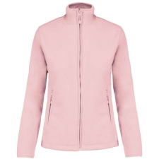 KARIBAN MAUREEN Nöi cipzáras polár pulóver KA907, Pale Pink-4XL női pulóver, kardigán