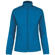 KARIBAN MAUREEN Nöi cipzáras polár pulóver KA907, Tropical Blue-XS női pulóver, kardigán