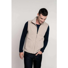 KARIBAN Mellény Kariban Luca polár férfi cipzáras férfi (300g/m2) black, 4XL munkaruha