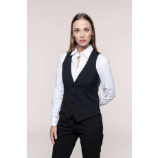 KARIBAN Mellény Kariban női karcsúsított női (64%poliészter) black, 34