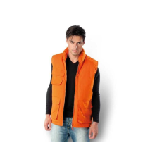 KARIBAN Mellény Wk bélelt több zsebes unisex (100%poliészter 200g/m2) dark grey, 4XL