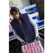 KARIBAN Mellény Wk munkás unisex (100%poliészter 560g/m2) black, S munkaruha