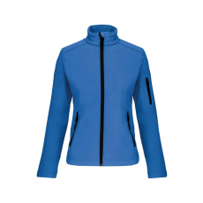 KARIBAN Női 3 rétegű softshell dzseki, Kariban KA400, Aqua Blue-4XL