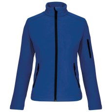 KARIBAN Női 3 rétegű softshell dzseki, Kariban KA400, Dark Royal Blue-L