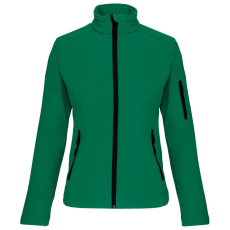 KARIBAN Női 3 rétegű softshell dzseki, Kariban KA400, Kelly Green-4XL