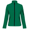 KARIBAN Női 3 rétegű softshell dzseki, Kariban KA400, Kelly Green-XL