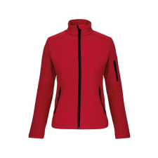 KARIBAN Női 3 rétegű softshell dzseki, Kariban KA400, Red-2XL női dzseki, kabát