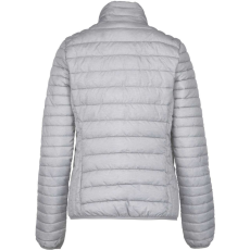 KARIBAN Női bélelt meleg és ultrakönnyű kabát KA6121, Marl Silver-M