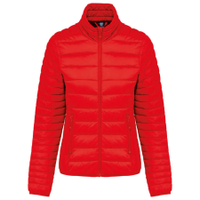 KARIBAN Női bélelt meleg és ultrakönnyű kabát , Kariban KA6121, Red-S női dzseki, kabát