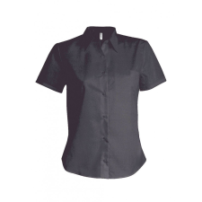 KARIBAN Női blúz Kariban KA532 Ladies&#039; Short-Sleeved Cotton/Elastane Shirt -2XL, Zinc blúz