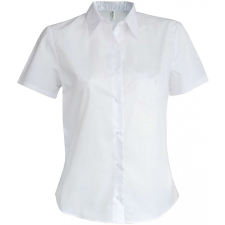 KARIBAN Női blúz Kariban KA536 Ladies&#039; Short-Sleeved Oxford Shirt -M, White blúz