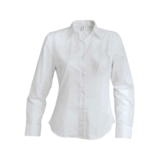 KARIBAN Női blúz Kariban KA538 Ladies&#039; Long-Sleeved non-Iron Shirt -3XL, White blúz