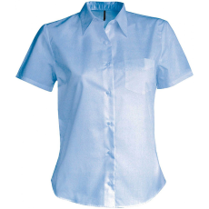 KARIBAN Női blúz Kariban KA548 Judith > Ladies' Short-Sleeved Shirt -2XL, Bright Sky