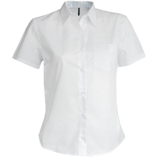 KARIBAN Női blúz Kariban KA548 Judith &gt; Ladies&#039; Short-Sleeved Shirt -3XL, White blúz