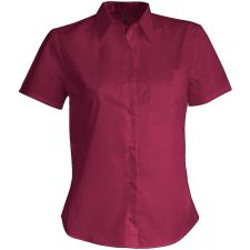 KARIBAN Női blúz Kariban KA548 Judith &gt; Ladies&#039; Short-Sleeved Shirt -3XL, Wine blúz